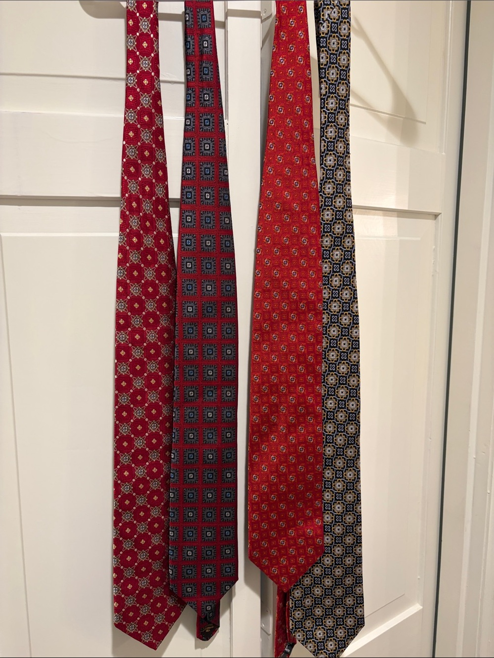 Robert Talbott Patterned Silk Ties 4 tie bundle